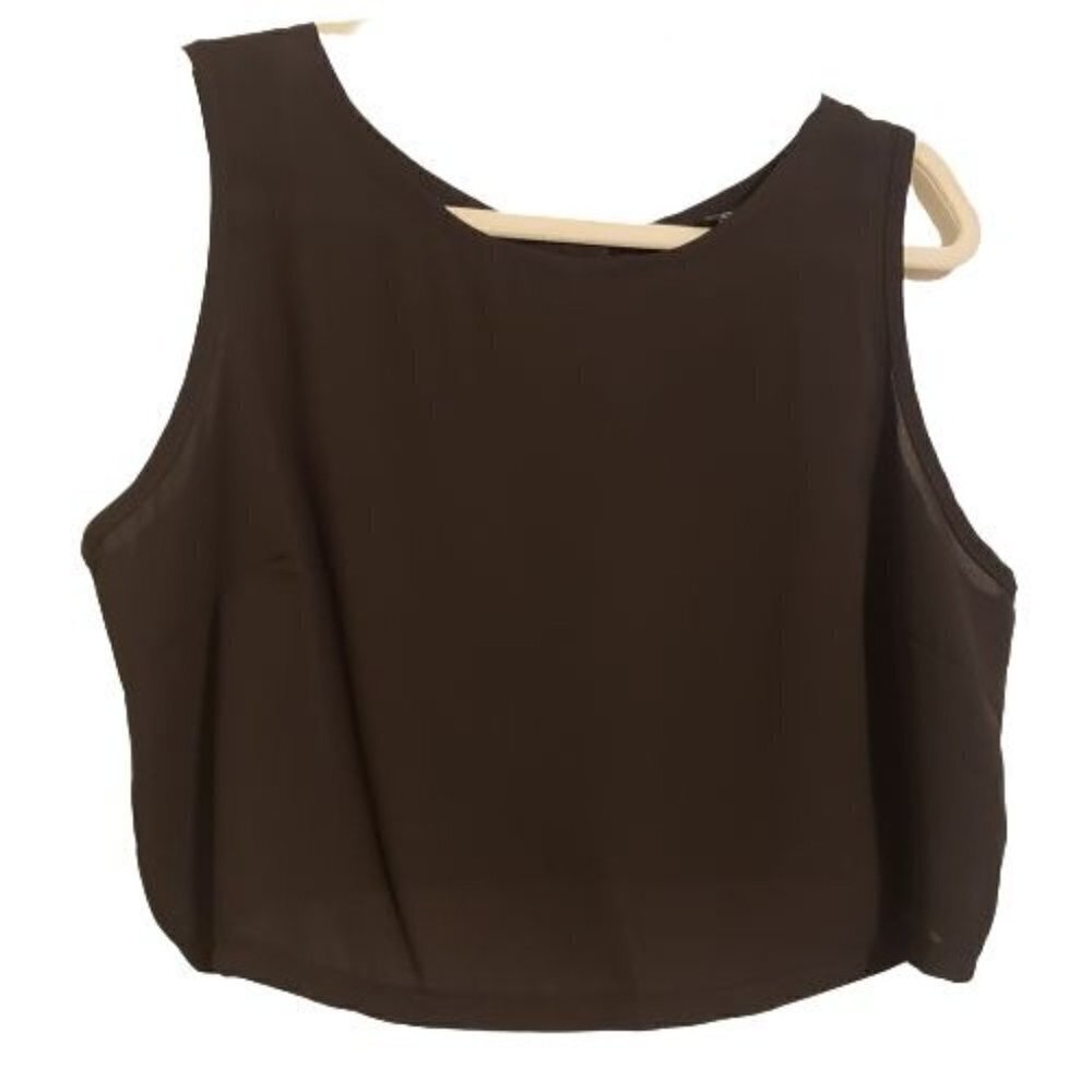 Maite Perroni Colección Sheer crop top size L NWT